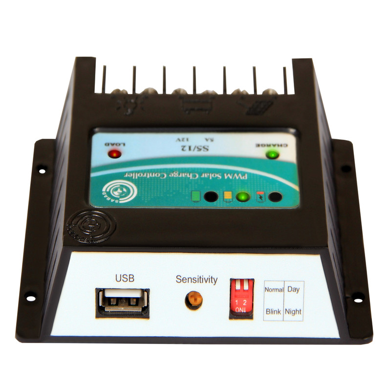 شارژ کنترلر خورشیدی ساباد مدل PWM S5/12