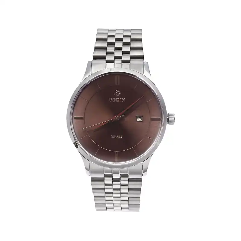 ست ساعت مچی عقربه ای زنانه و مردانه سورین مدل GL1015B-SS01D