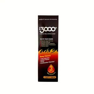 محلول تمیز کننده و مکمل سوخت خودرو قابل استفاده برای خودرو های بنزینی جنینون اکسسوری مدل آی سه هزار پلاس حجم 500 میلی لیتر