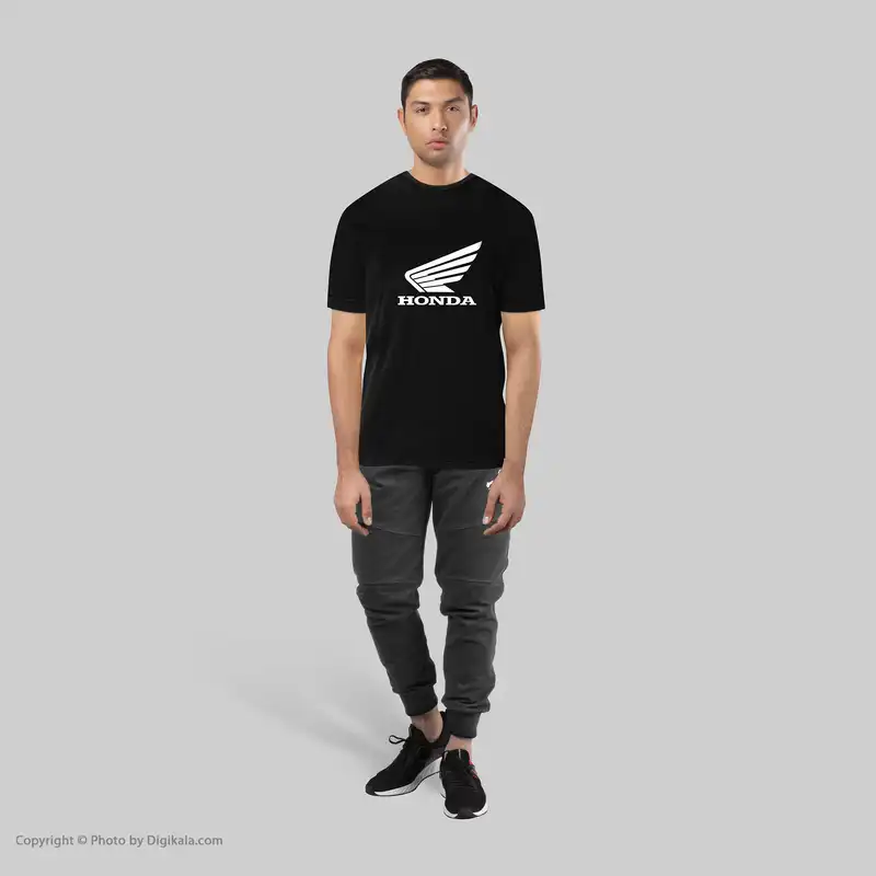 تی شرت آستین کوتاه مردانه طرح هوندا کد BW1549