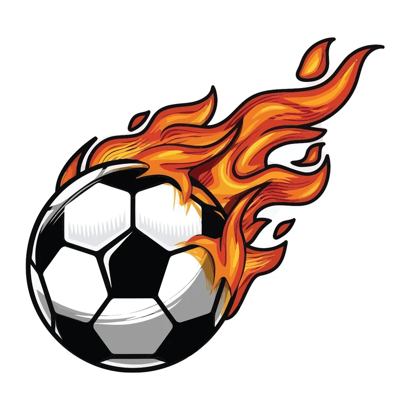 برچسب لپ تاپ پویا مارکت طرح توپ آتشین کد 3532