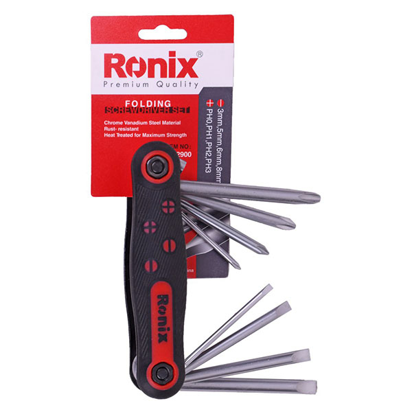 مجموعه 8 عددی پیچ گوشتی رونیکس مدل RH-2900