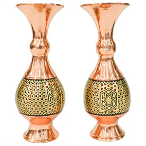 گلدان خاتم کاری مدل پرسیم کد 16Half بسته 2 عددی