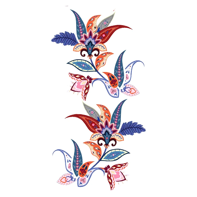 استیکر پارچه و لباس پاد آفرین مدل گل کد 3959