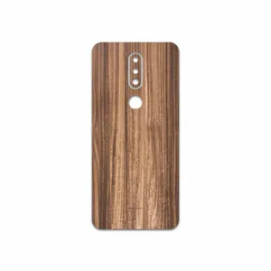MAHOOT Light Walnut Wood Cover Sticker for Nokia 7.1