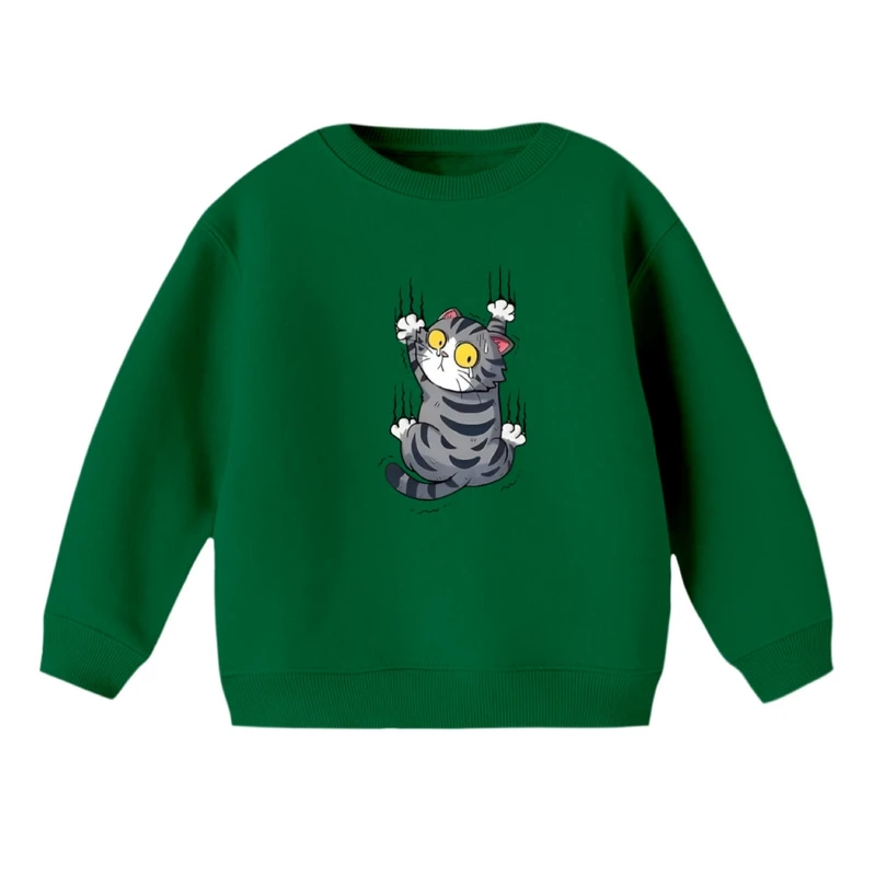 سویشرت بچگانه مدل گربه آویزان 
