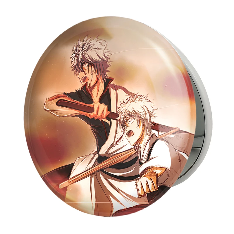 آینه جیبی خندالو طرح گینتوکی انیمه گینتاما مدل تاشو کد 12931 