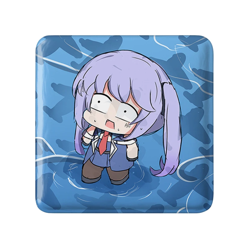 پیکسل خندالو طرح بازی آزور لین (Azur Lane) مدل مربعی کد 34234