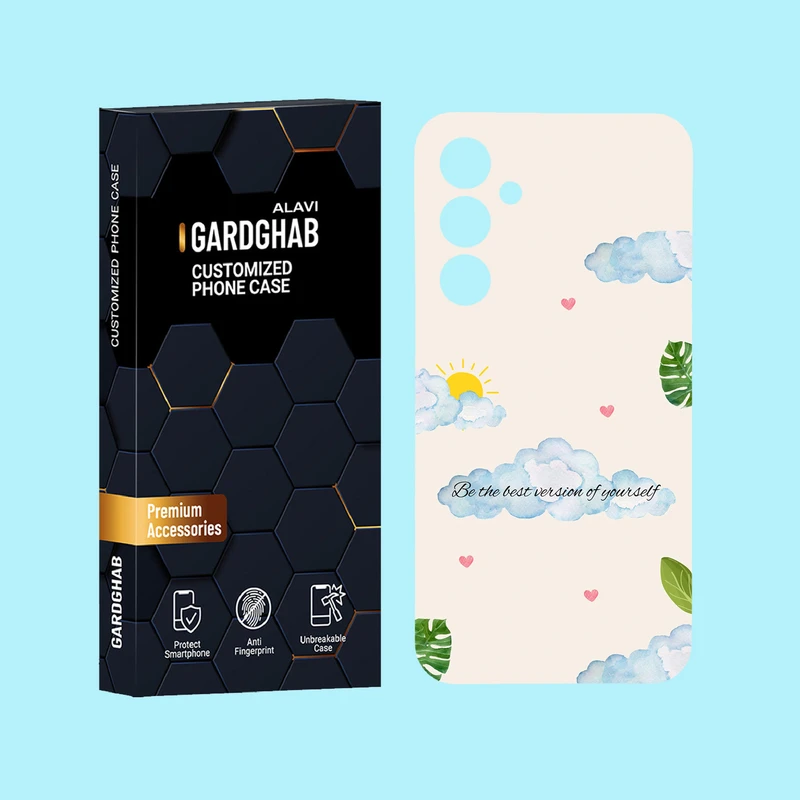 کاور گارد قاب علوی مدل متن مناسب برای گوشی موبایل سامسونگ Galaxy A55