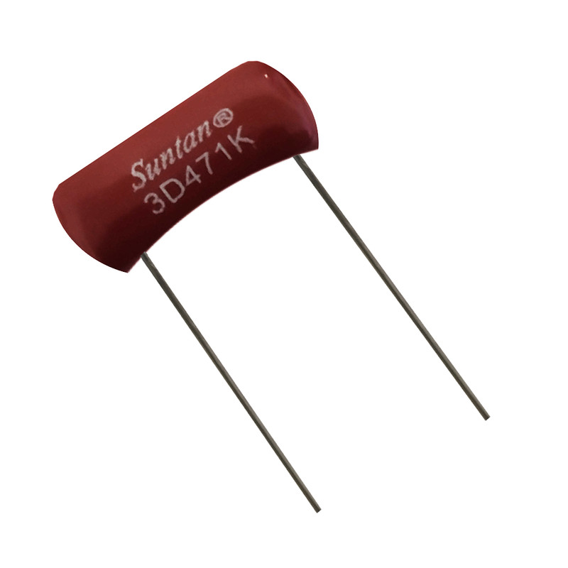 خازن پلی استر 470 پیکوفاراد مدل سانتان بسته 2 عددی