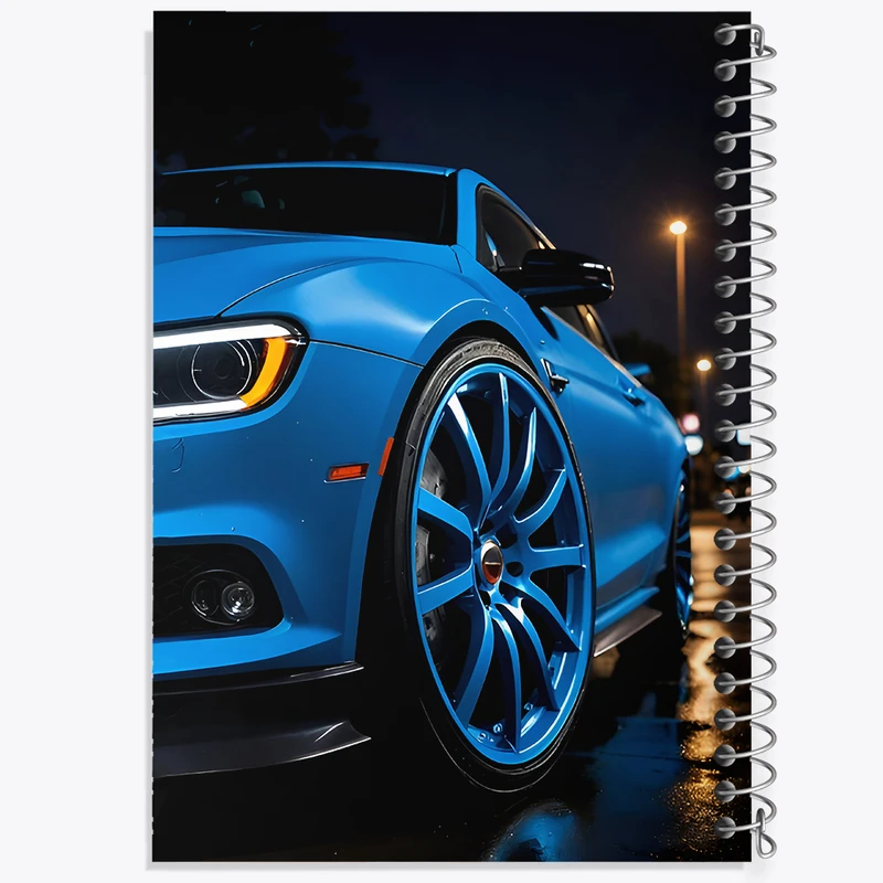 دفتر شطرنجی 50 برگ خندالو طرح ماشین اسپرت کد F8452