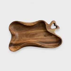 اردوخوری چوبی مدل دسته قلبی 
