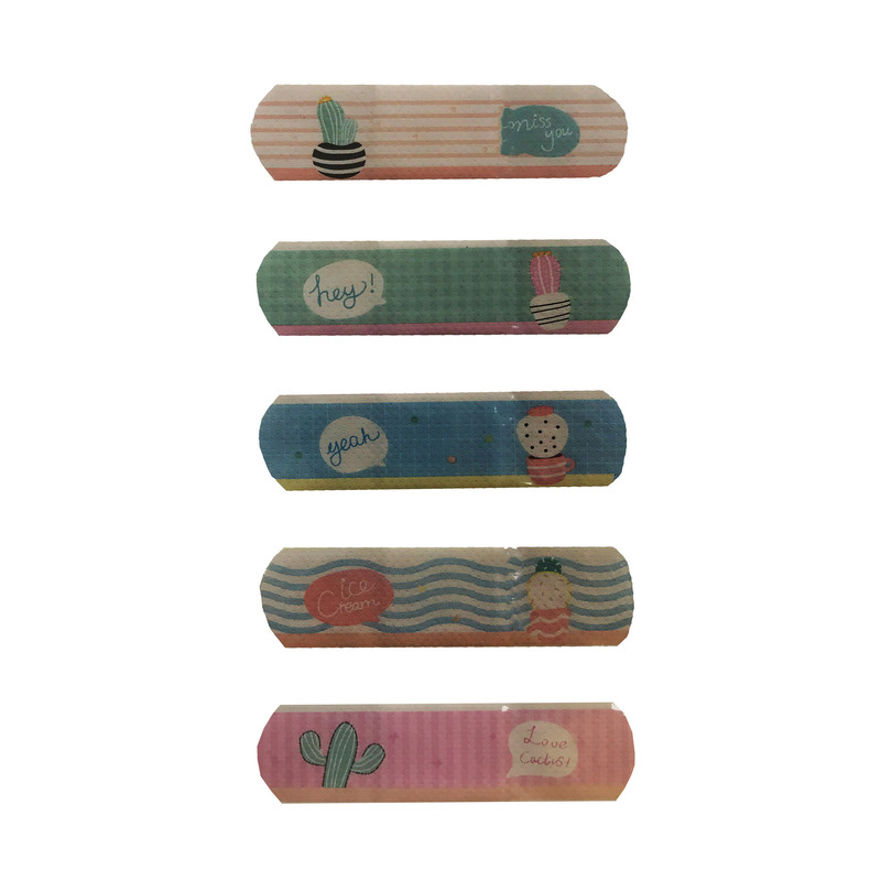 چسب زخم طرح کاکتوس بسته 5 عددی