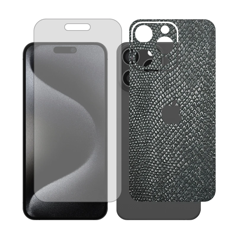 محافظ صفحه نمایش مات گلس مدل Together مناسب برای گوشی موبایل اپل iPhone 15 Pro Max به همراه برچسب پوششی پشت گوشی