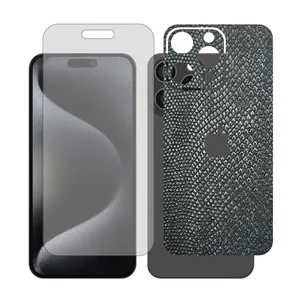 Glass Together model transparent Screen Protector Suitable for Apple iPhone 15 Pro Max Mobile Phone with Back cover sticker