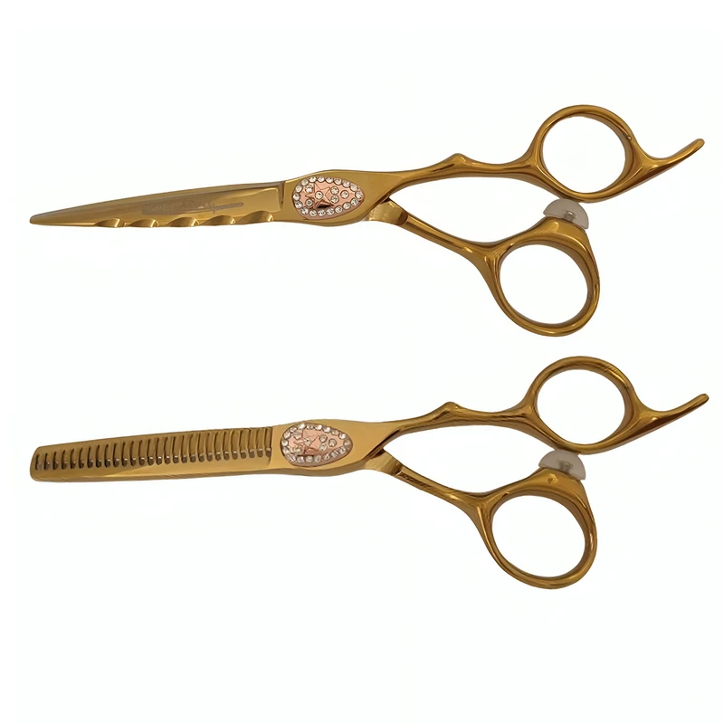 قیچی آرایشگاهی سامورایی مدل CN55 مجموعه 2 عددی