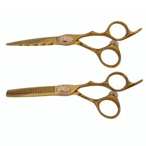 قیچی آرایشگاهی سامورایی مدل CN60 مجموعه 2 عددی