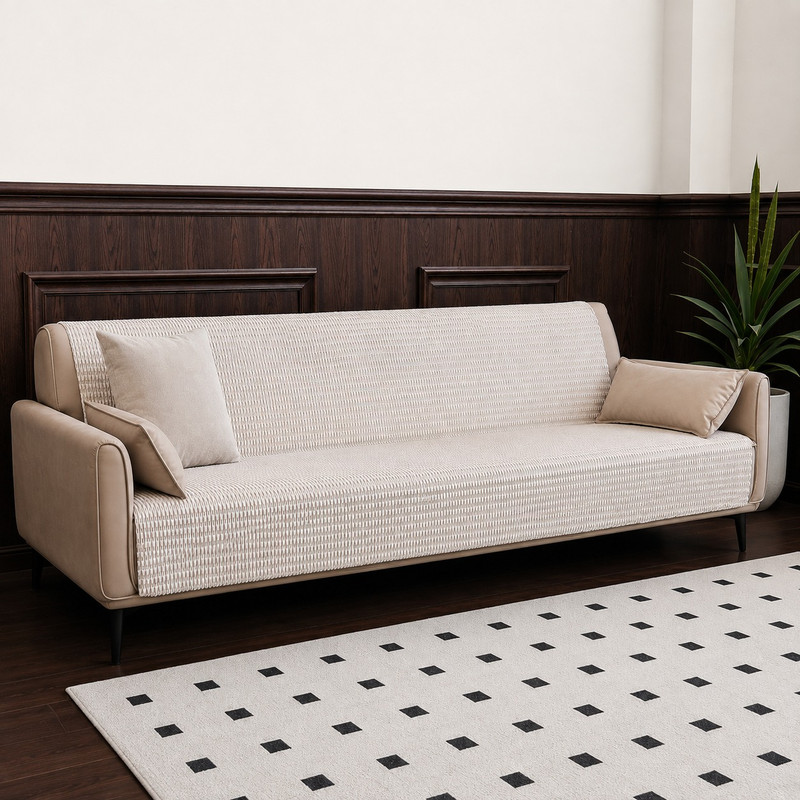 شال مبل مدل Kaymaz Koltuk Ortusu Sofa سایز 170x215 سانتی متر