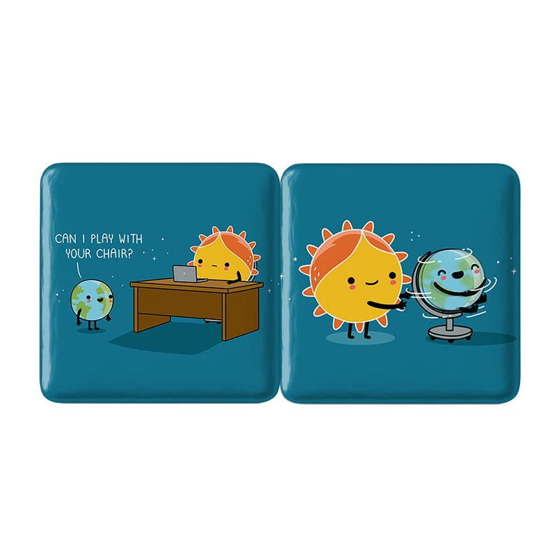 مگنت خندالو مدل زمین و خورشید کد A130 مجموعه 2 عددی