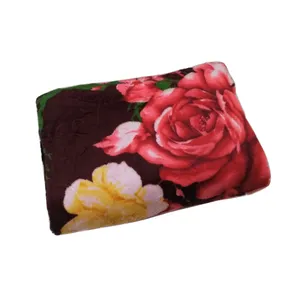 پتو مسافرتی طرح شکوفه سایز 170x220 سانتی متر