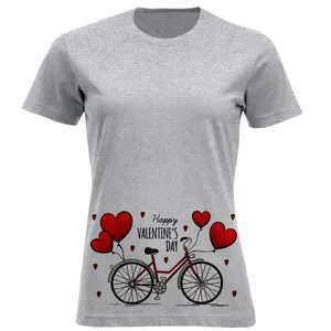 تی شرت آستین کوتاه زنانه مدل دوچرخه کد A13