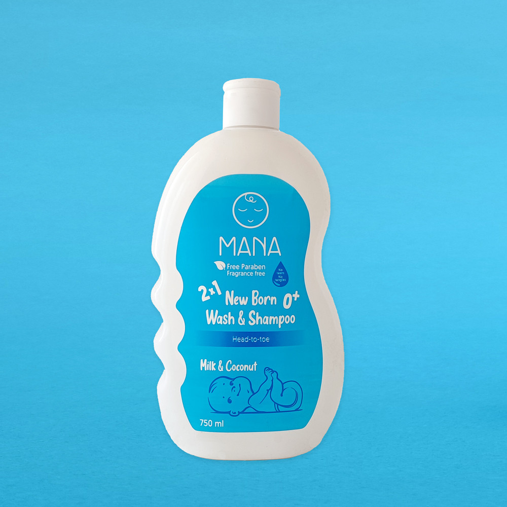 استریل کننده شیشه شیر مانا مدل 2023 حجم 750 میلی لیتر به همراه شامپو کودک