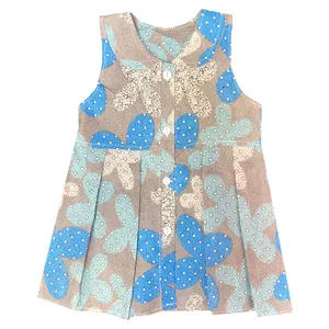 پیراهن دخترانه طرح گل مدل A.S7173 