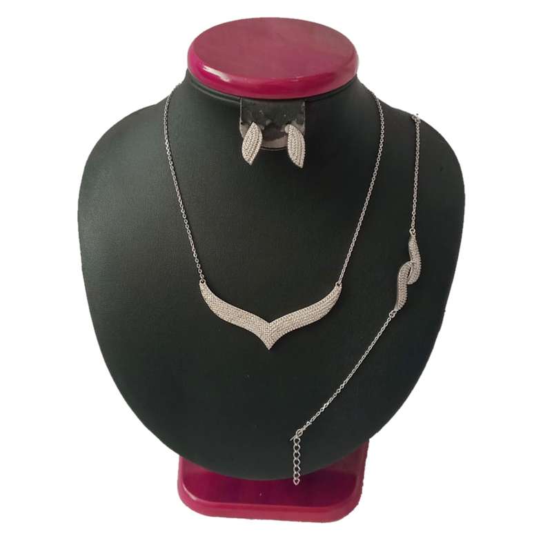 نیم ست نقره زنانه مدل P300