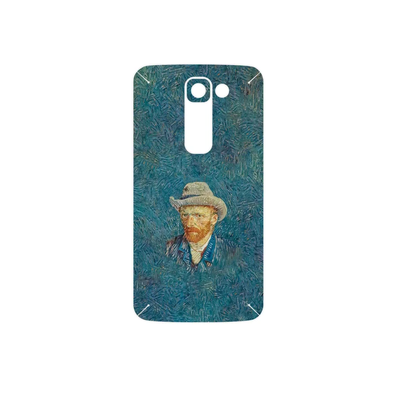 برچسب پوششی ماهوت مدل Self portrait with a gray felt hat مناسب برای گوشی موبایل ال جی G2 mini