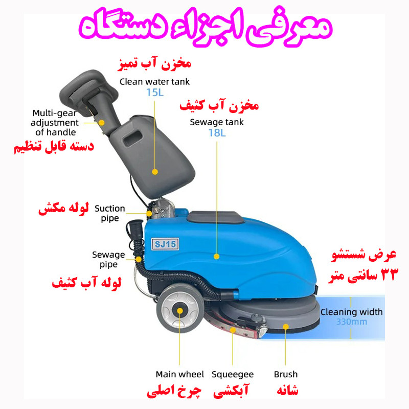 زمین شوی مدل XYM