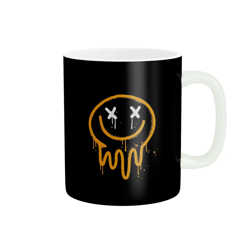 ماگ پاد آفرین مدل صورتک خوشحال کد 2169