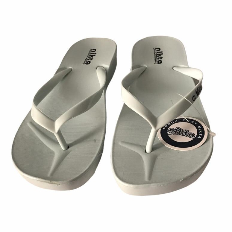 دمپایی لاانگشتی زنانه نیکتا مدل 0L-294 رنگ طوسی