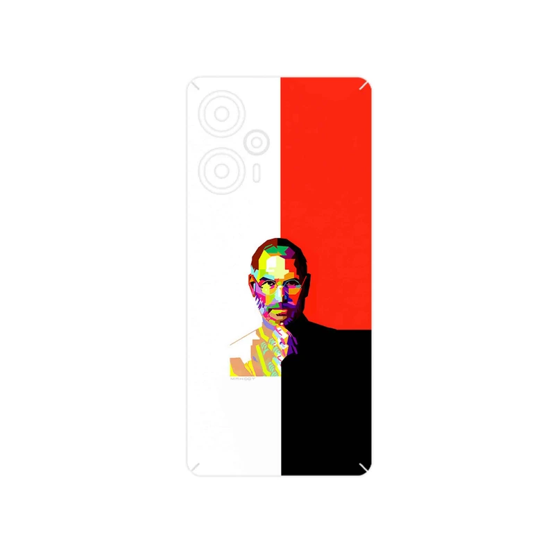 برچسب پوششی ماهوت مدل Collage of Steve Jobs 1 مناسب برای گوشی موبایل شیائومی Poco F5