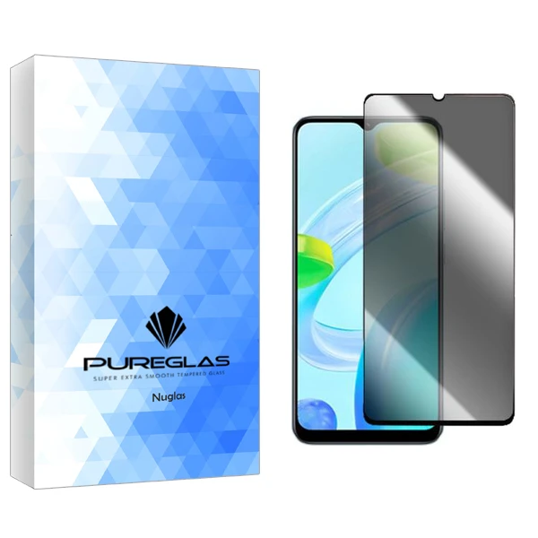 محافظ صفحه نمایش حریم شخصی پیور گلس مدل NuGlas مناسب برای گوشی موبایل ریلمی C30