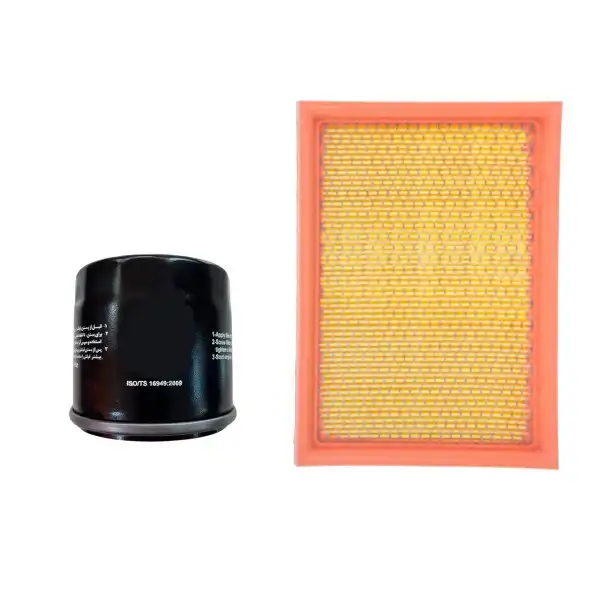 فیلتر روغن خودرو کد 114 مناسب برای پراید به همراه فیلتر هوا
