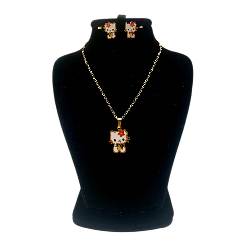 نیم ست دخترانه مدل کیتی