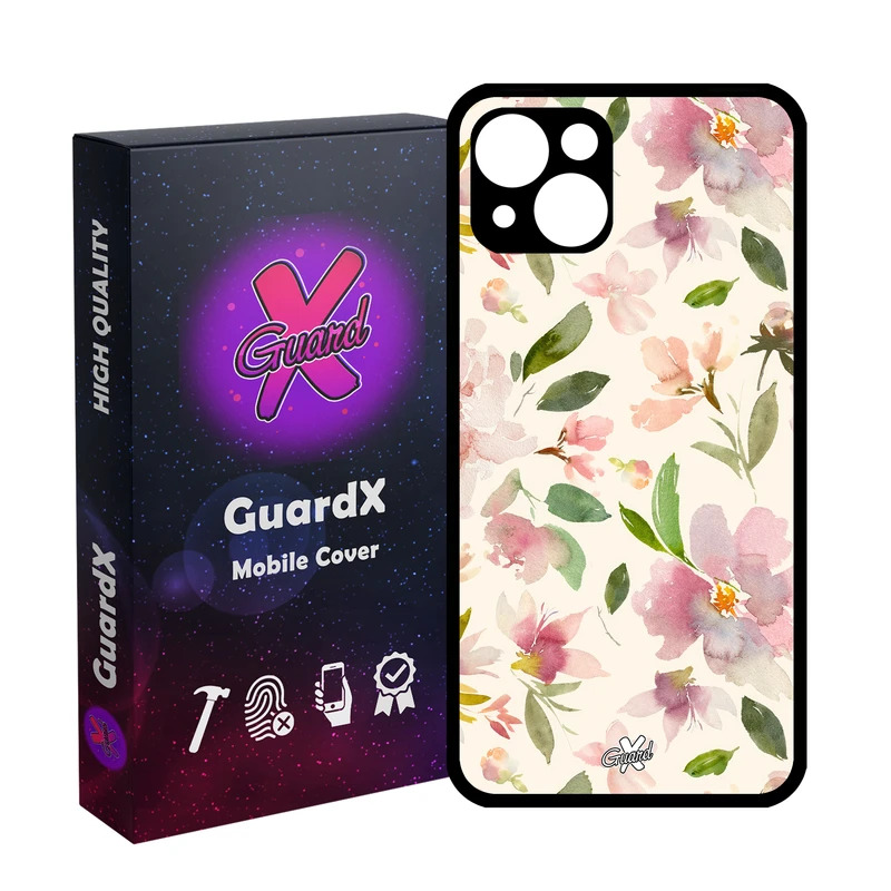 کاور گارد ایکس طرح گل مدل Glass10579 مناسب برای گوشی موبایل اپل iPhone 13