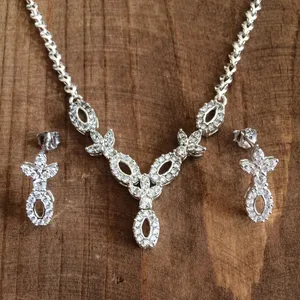 نیم ست نقره زنانه  کد 2071