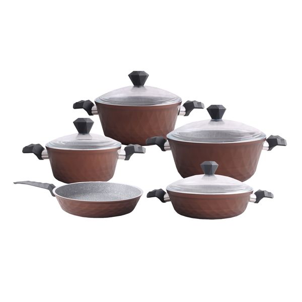 سرویس قابلمه 9 پارچه طرح فالز