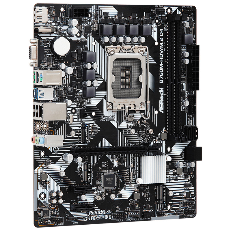 مادربرد ازراک مدل B760M-HDV/M.2 D4