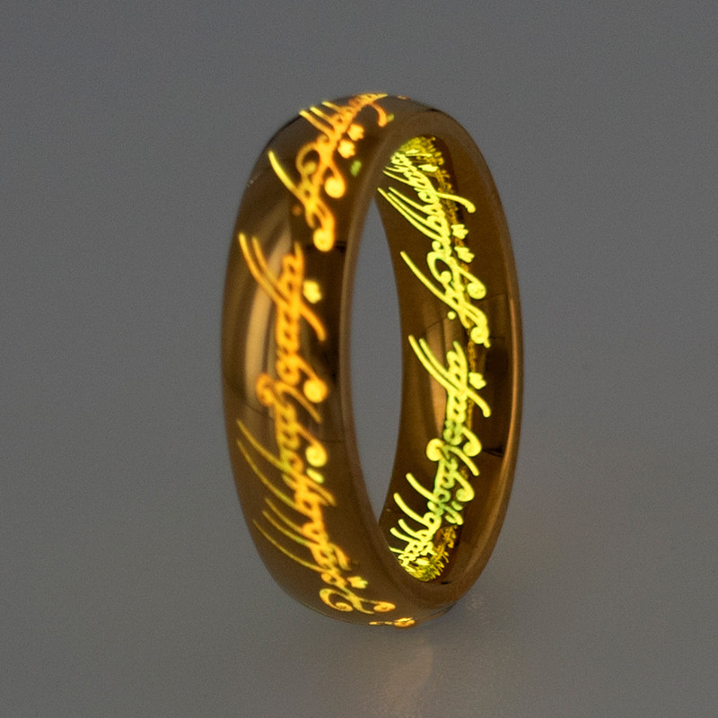 انگشتر برانت طرح یگانه نوشته شب تاب ارباب حلقه ها