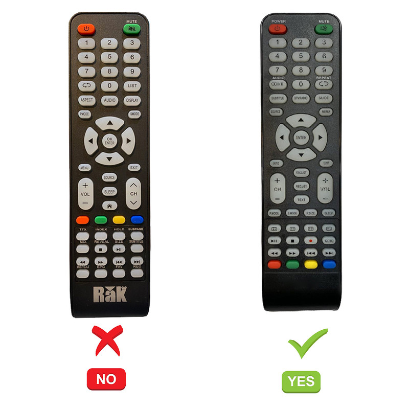 ریموت کنترل مدل R-10000 مناسب برای تلویزیون راک
