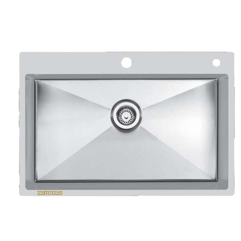 سینک ظرفشویی استیل زرتوس مدل 6050N توکار