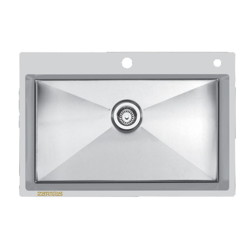 سینک ظرفشویی استیل زرتوس مدل 6050N توکار