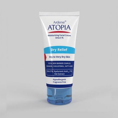 کرم مرطوب‌کننده صورت آردن آتوپیا مدل Dry Relief حجم 50 میلی‌لیتر