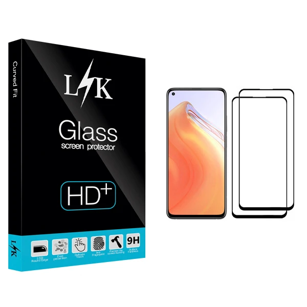 محافظ صفحه نمایش ال کی مدل Hard glass مناسب برای گوشی موبایل شیائومی Mi 10T 5G بسته دو عددی