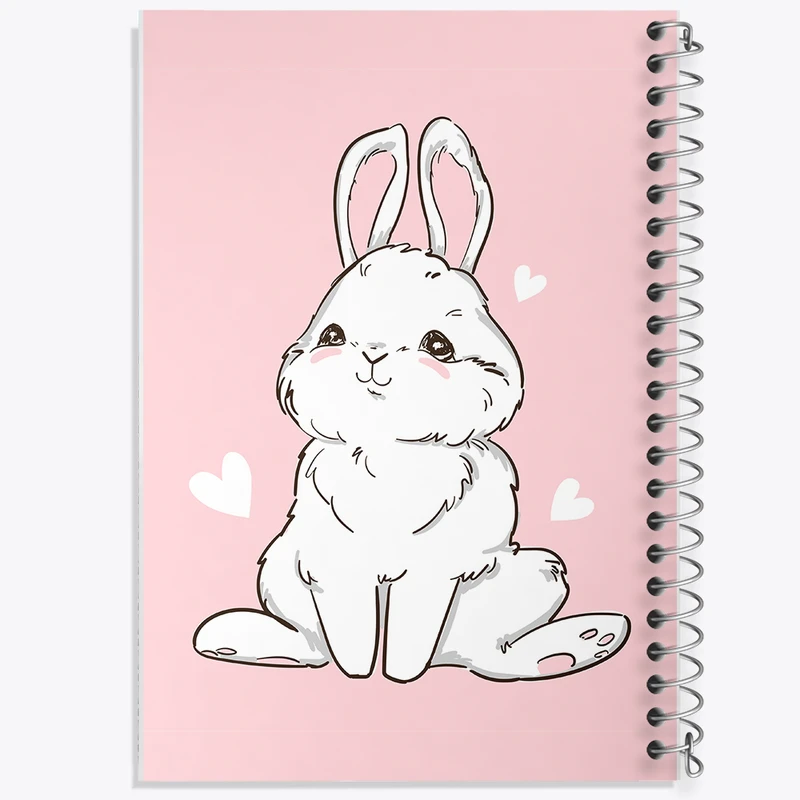 دفتر نقاشی 50 برگ خندالو طرح خرگوش کیوت کد N847