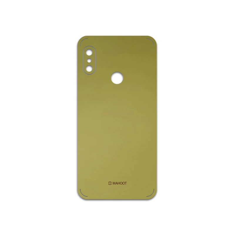 برچسب پوششی ماهوت مدل Matte-Gold مناسب برای گوشی موبایل شیائومی Redmi 6 Pro