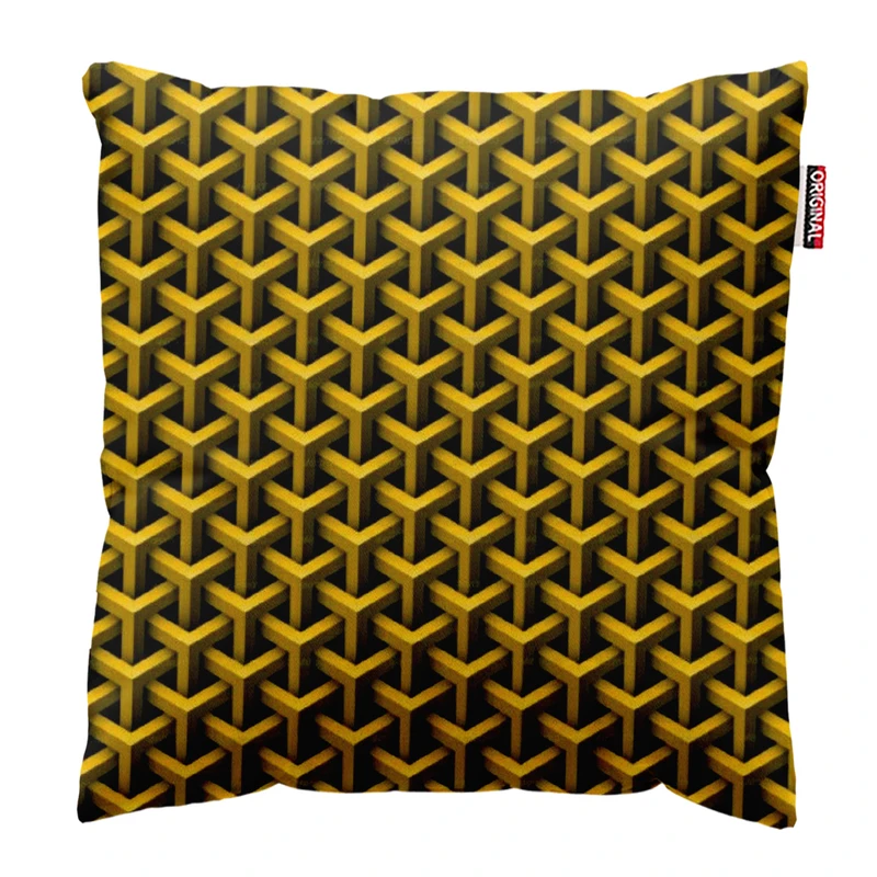  کوسن پاد آفرین طرح هندسی مدرن کد 3511 سایز 30*30 سانتی متر