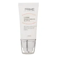 ژل ضدآفتاب بی‌رنگ پرایم SPF50 مدل C-Prime مناسب برای انواع پوست، حجم 40 میلی‌لیتر